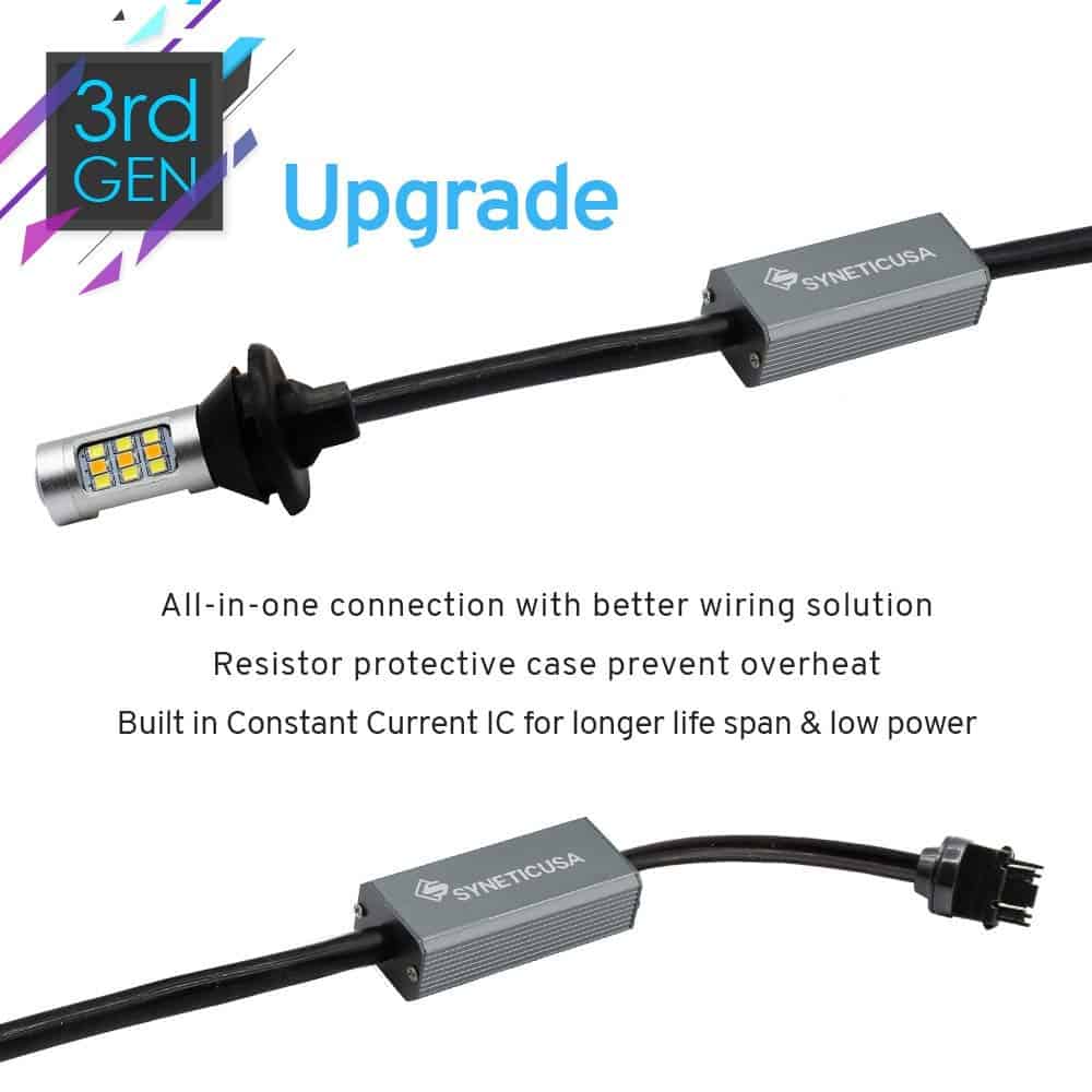 Bombillas de luces LED de señal de giro dual de color - Imagen 5