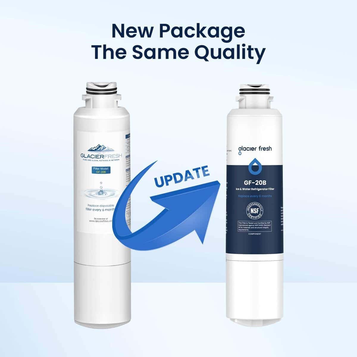 Filtro de Agua de Refrigerador Compatible -Blanco - Imagen 8