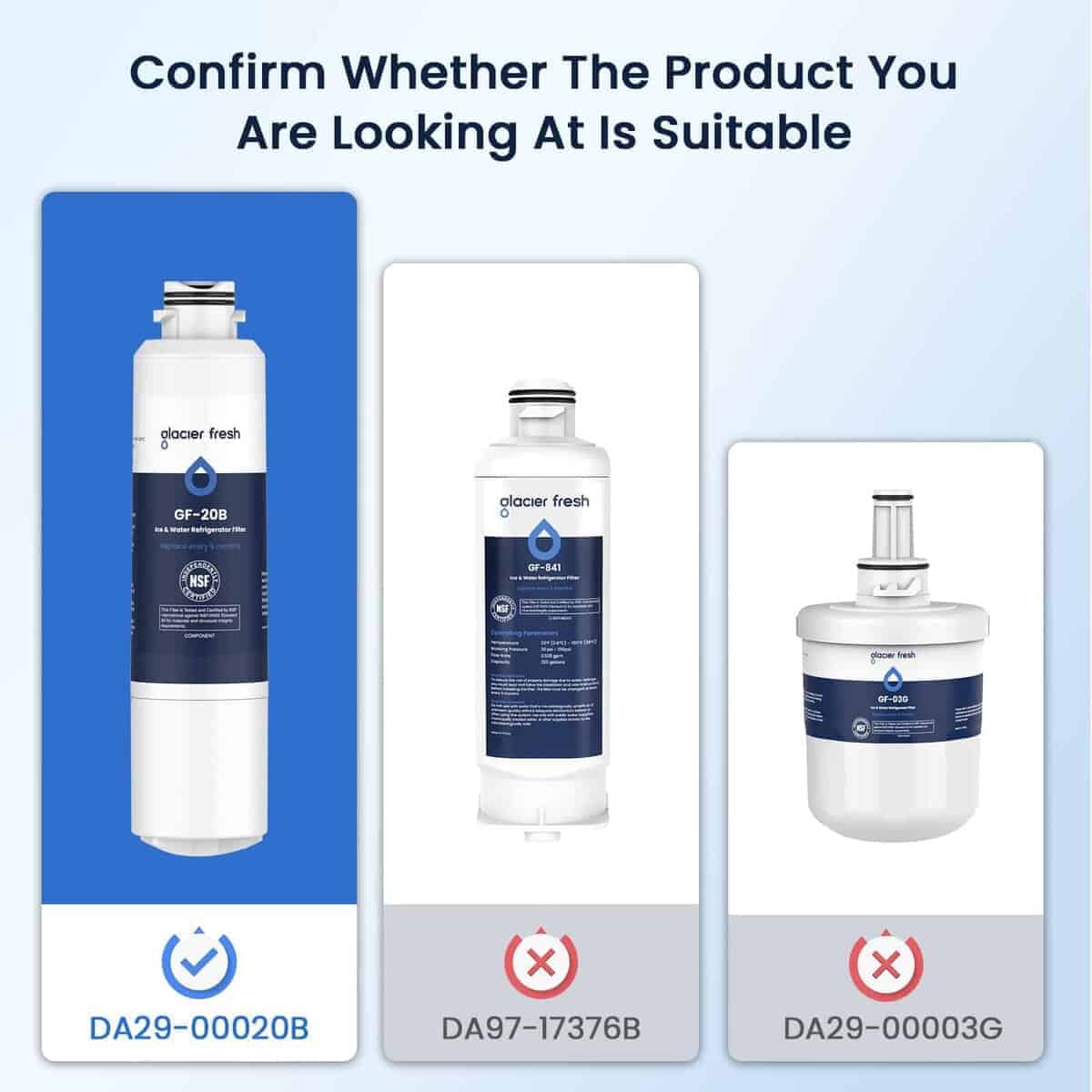 Filtro de Agua de Refrigerador Compatible -Blanco - Imagen 3