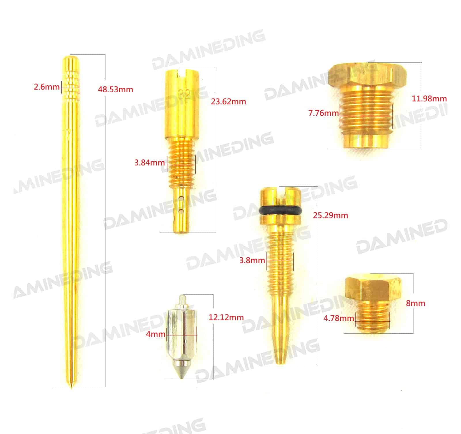 4 X KIT DE REPARACIÓN DE CARBURADOR PARA KZ550 GPZ550 - Imagen 3
