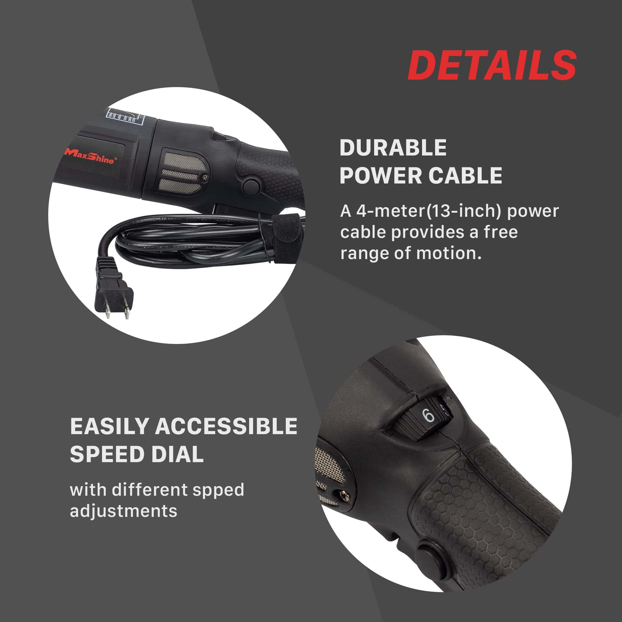 Pulidora Maxshine M15 Pro Series II de Doble Acción - - Imagen 9