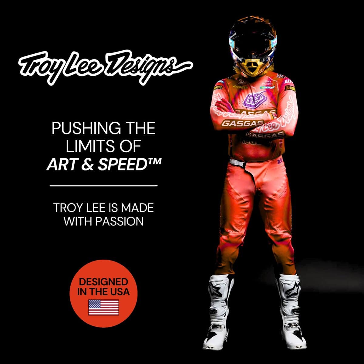 Guante Troy Lee Designs Ace, Indigo Mono, XX-Grande - Imagen 6