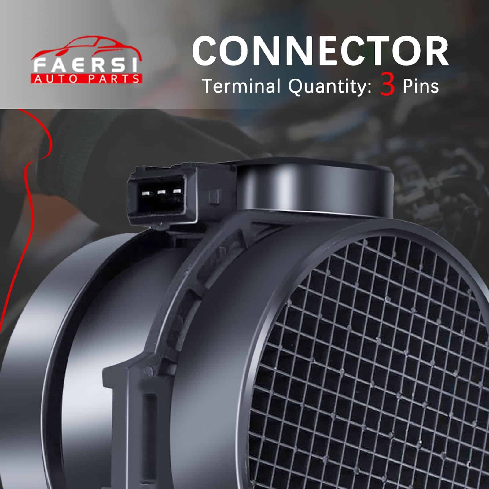 Sensor de flujo de aire masivo FAERSI compatible con BMW 01 - Imagen 7