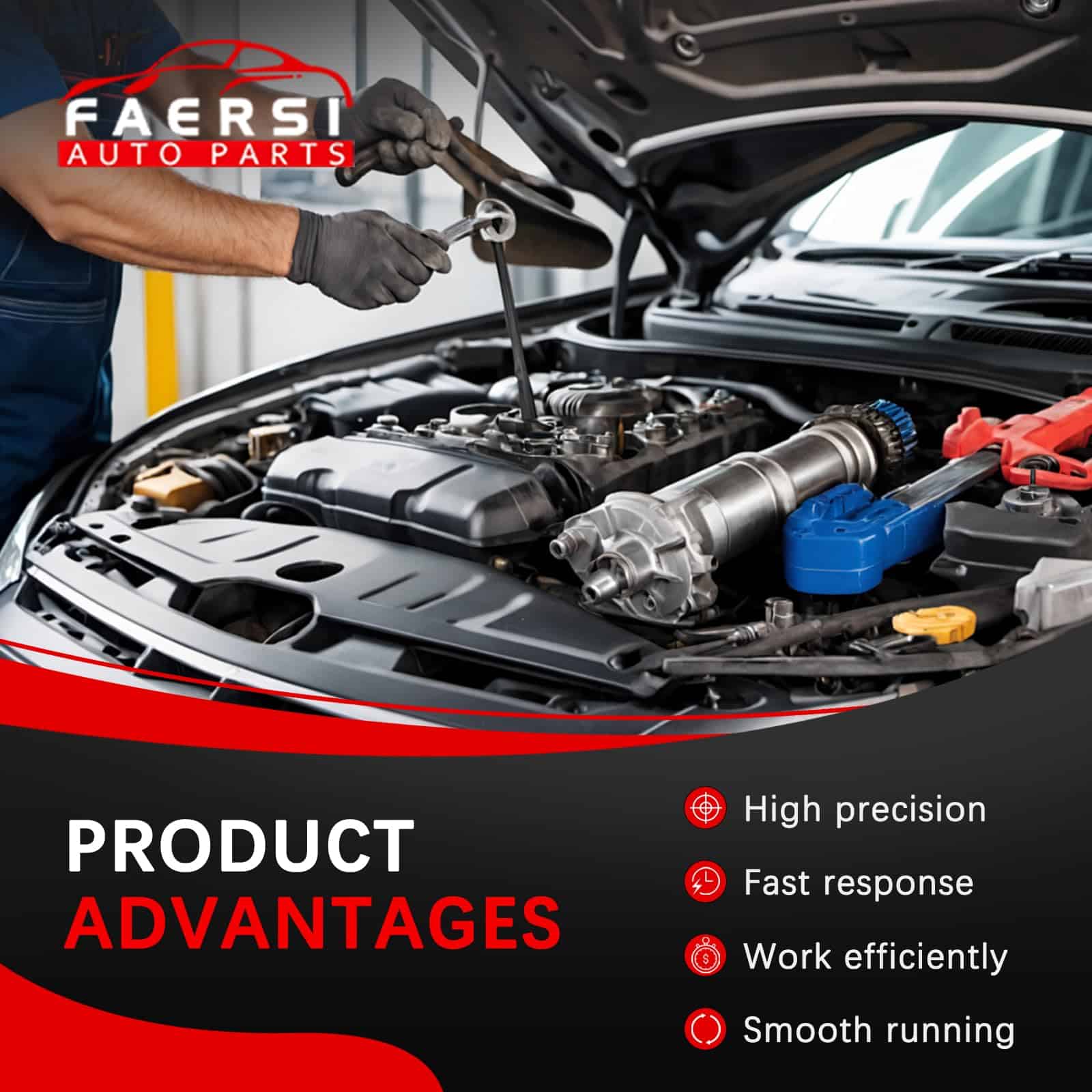 Sensor de flujo de aire masivo FAERSI compatible con BMW 01 - Imagen 4