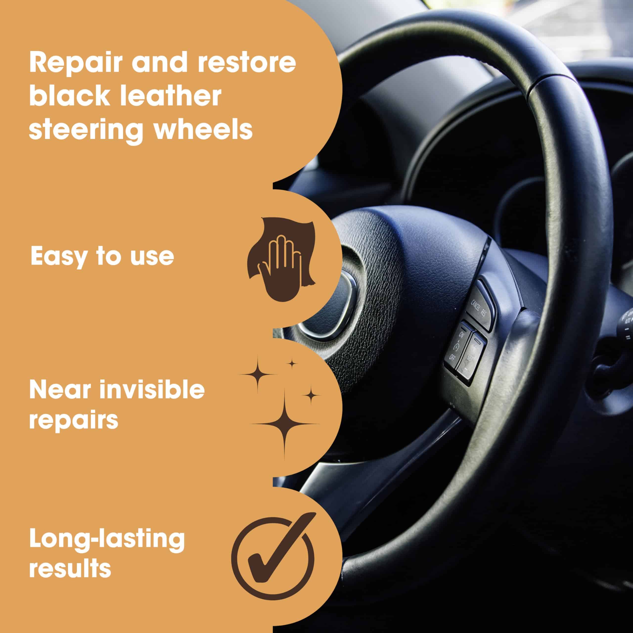 Kit de Reparación de Volante de Cuero para Automóviles | - Imagen 3