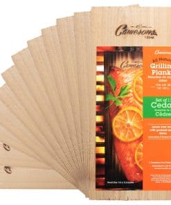 Tablas de Cedro para Parrilla de Camerons - Paquete de 12