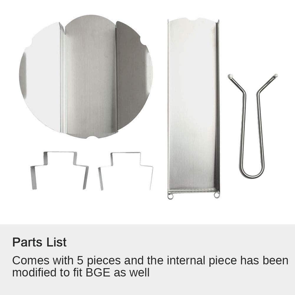 Bandeja de Cenizas Deslizante de Acero Inoxidable para Big - Imagen 3