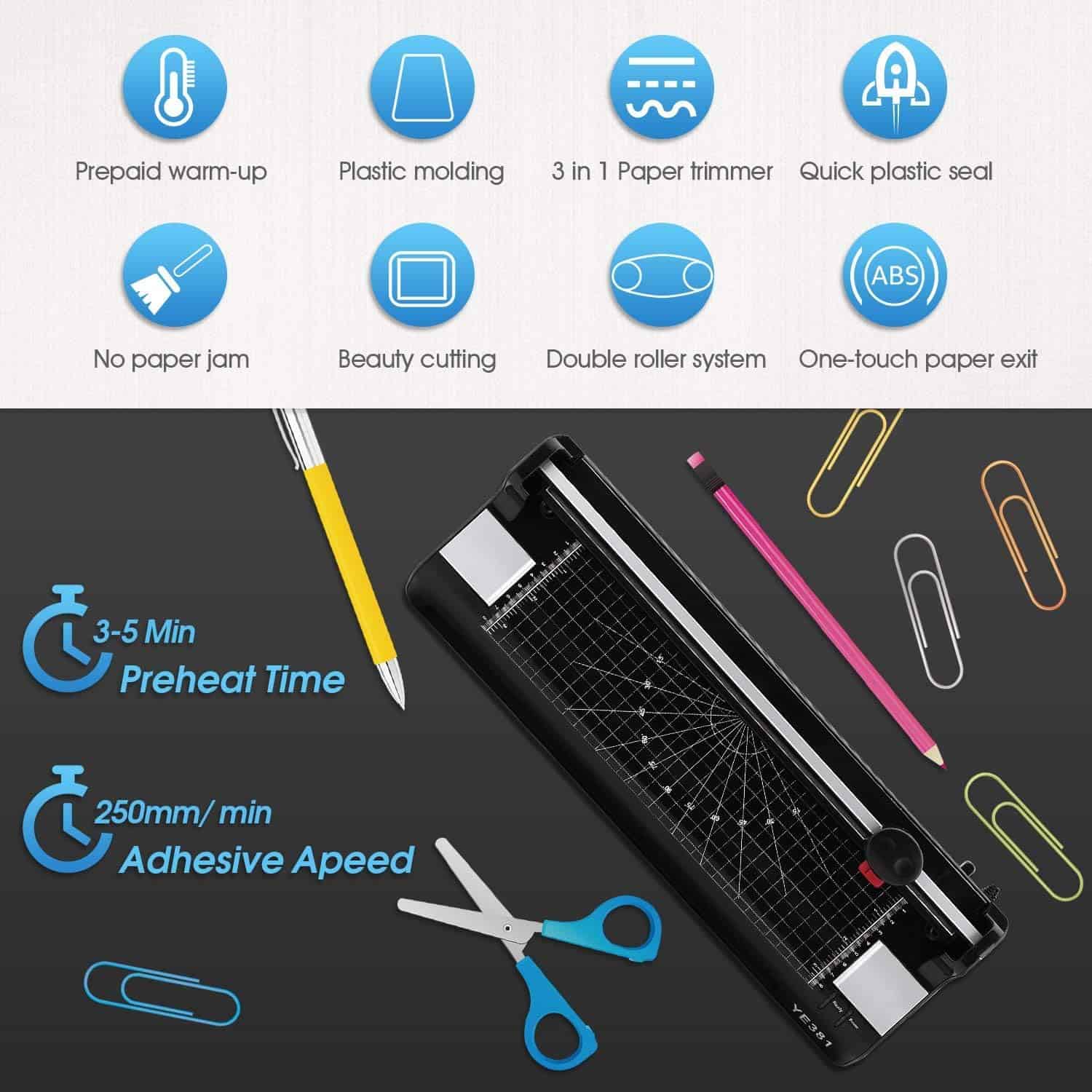 Máquina Laminadora para A3/A4/A6, YE381 de 13 pulgadas - Imagen 4