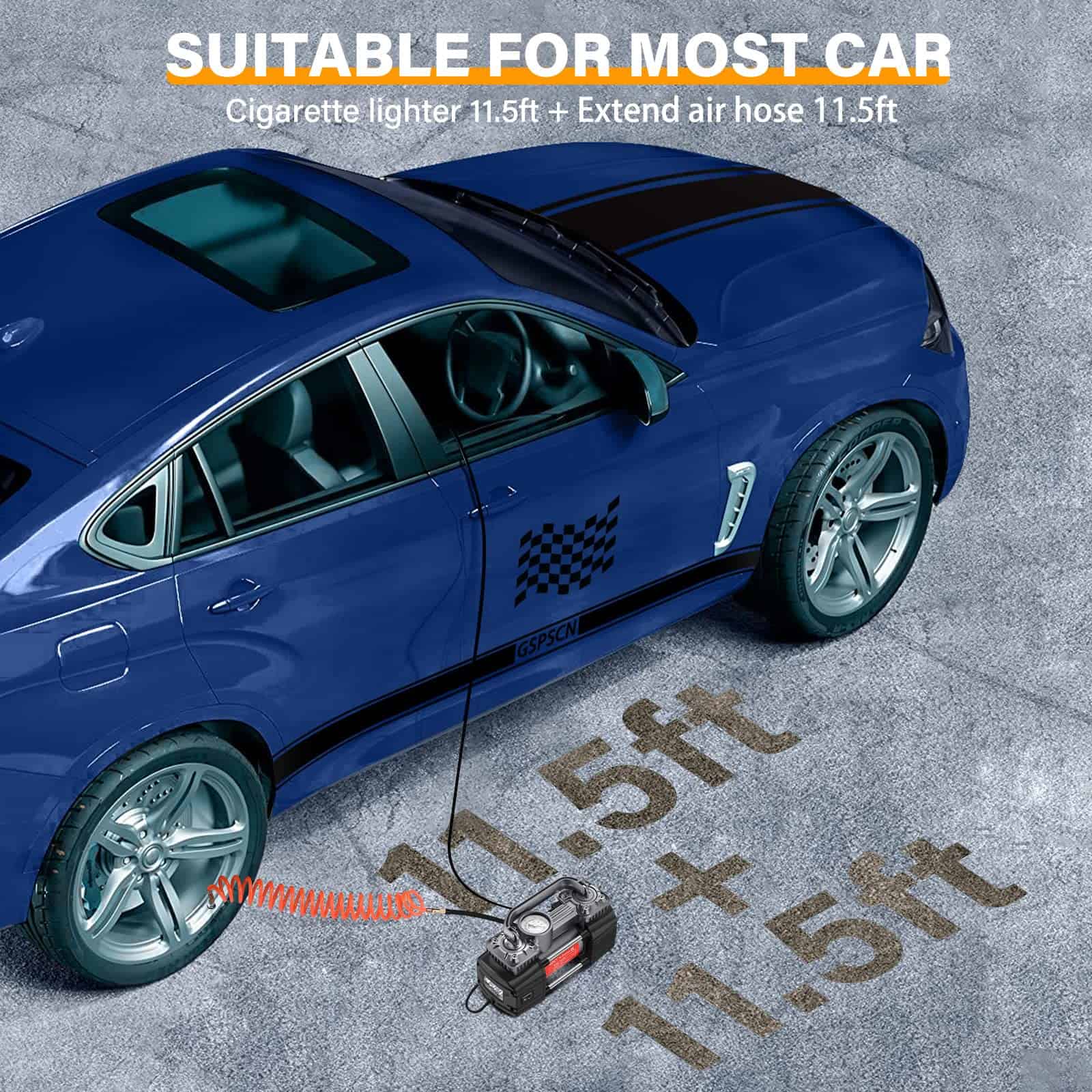 Compresor de Aire de Doble Cilindro GSPSCN de 12V para - Imagen 4