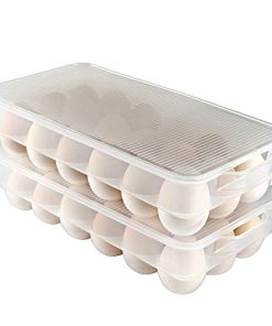 Porta huevos cubierto Eslite, Almacenamiento de -Transparent