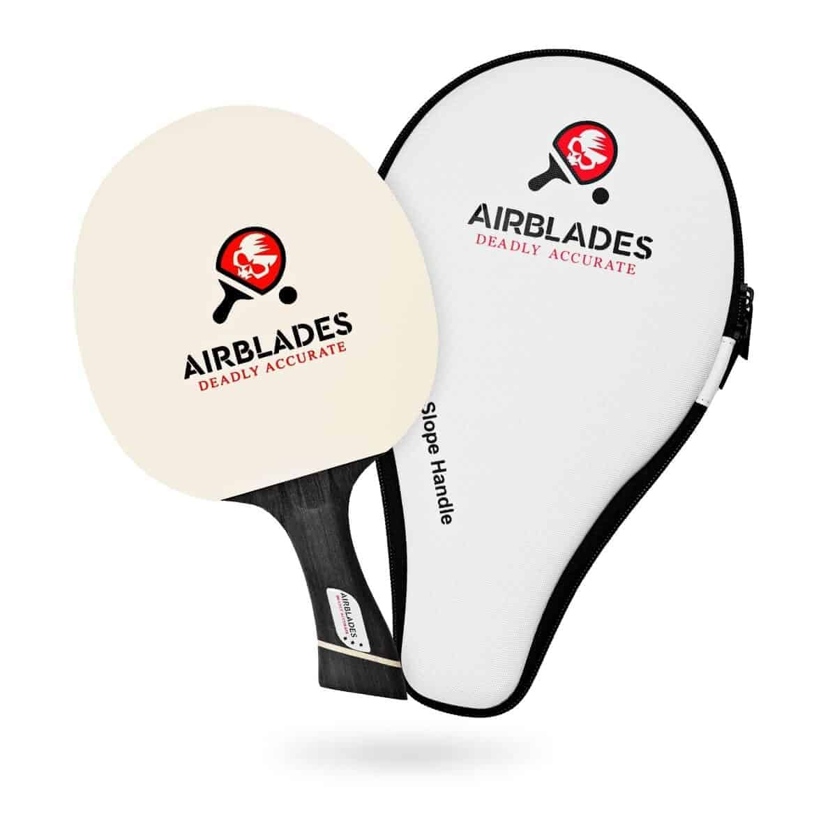 Paleta de Ping Pong Profesional con -Rojo, Blanco, Negro