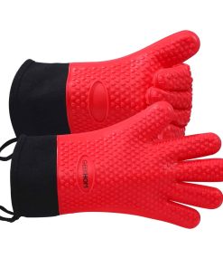 GEEKHOM Guantes para Barbacoa Resistentes al Calor -
