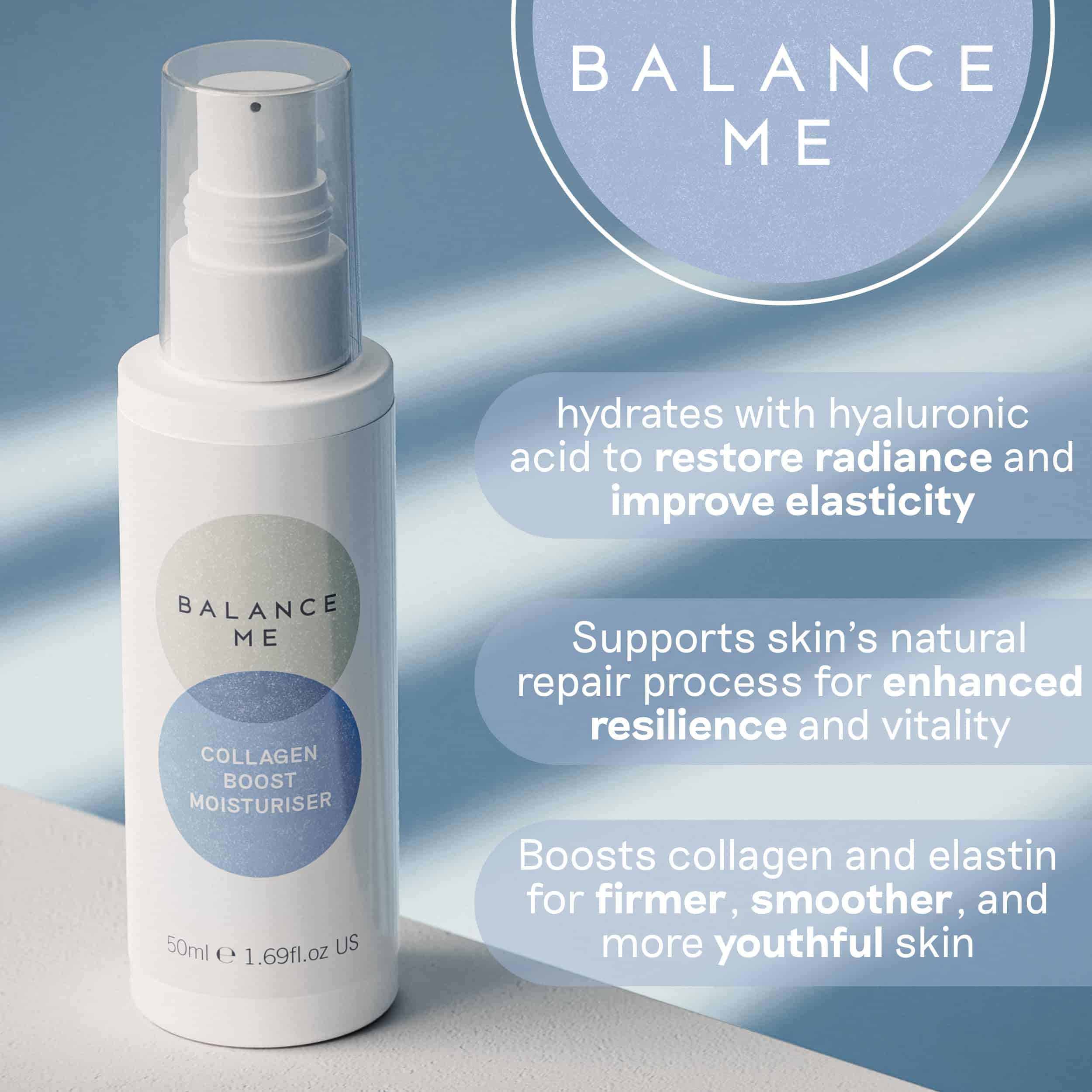 Crema Balance Me Collagen Boost Moisturiser, Suaviza y - Imagen 3