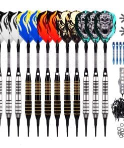 Set de Dardos de Punta Blanda ONE80, 16 gramos, Paquete de