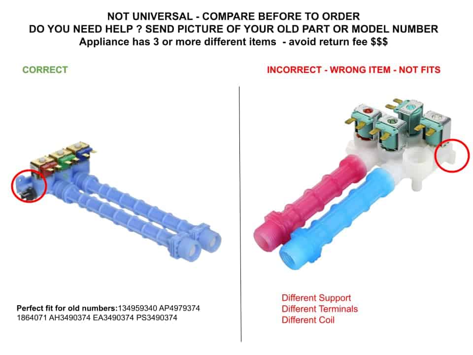Válvula de Entrada de Agua para Lavadora GLOB PRO SOLUTIONS - Imagen 7