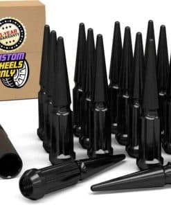 24 Pcs Tuercas Spline de Espigas M12 x 1.5 de 4.40 Pulgadas