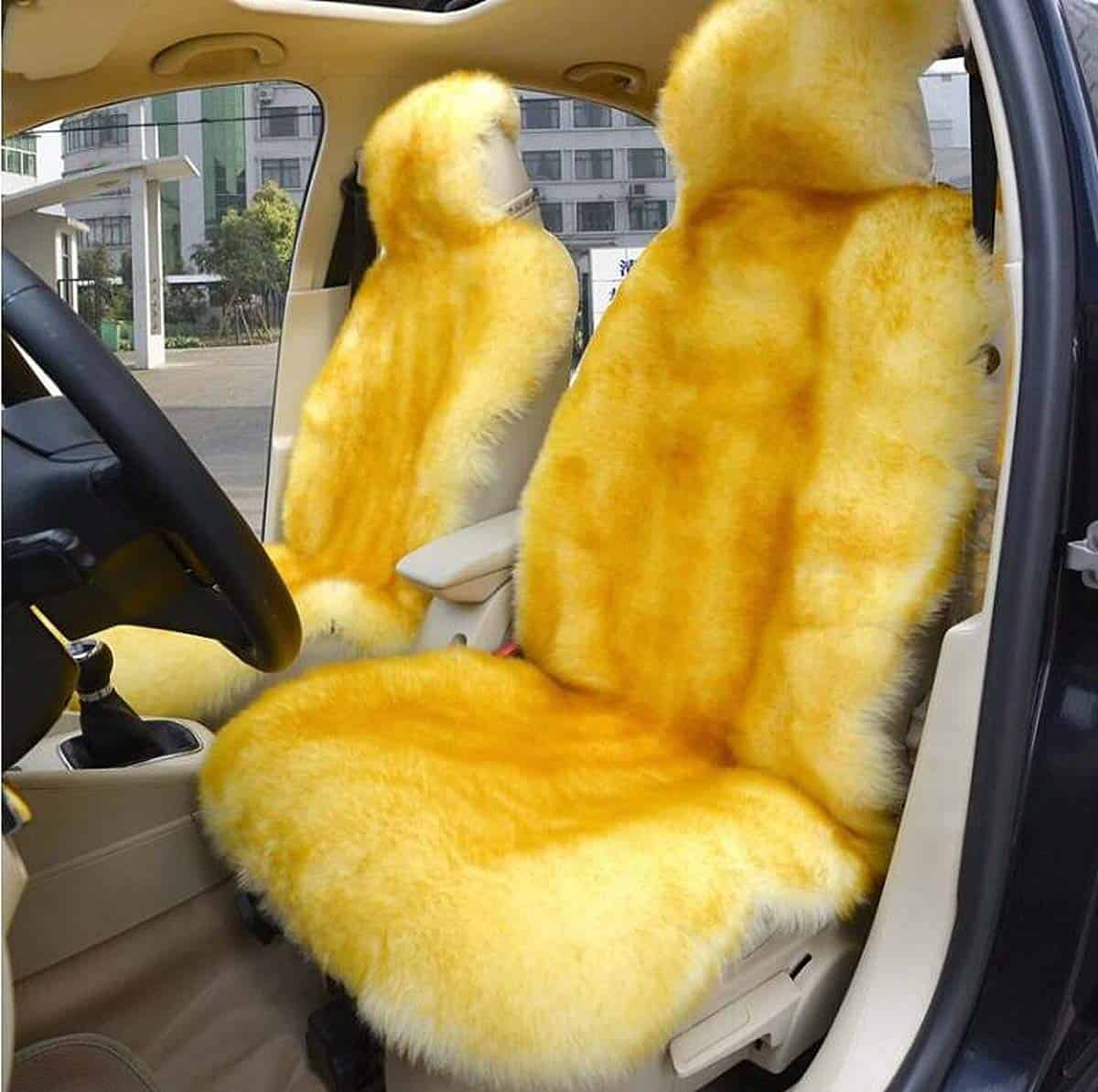 Cubierta de asiento para automóvil de invierno cálida y - Imagen 4