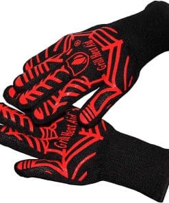 Guantes para parrilla GRILL HEAT AID Premium -Negro y Rojo