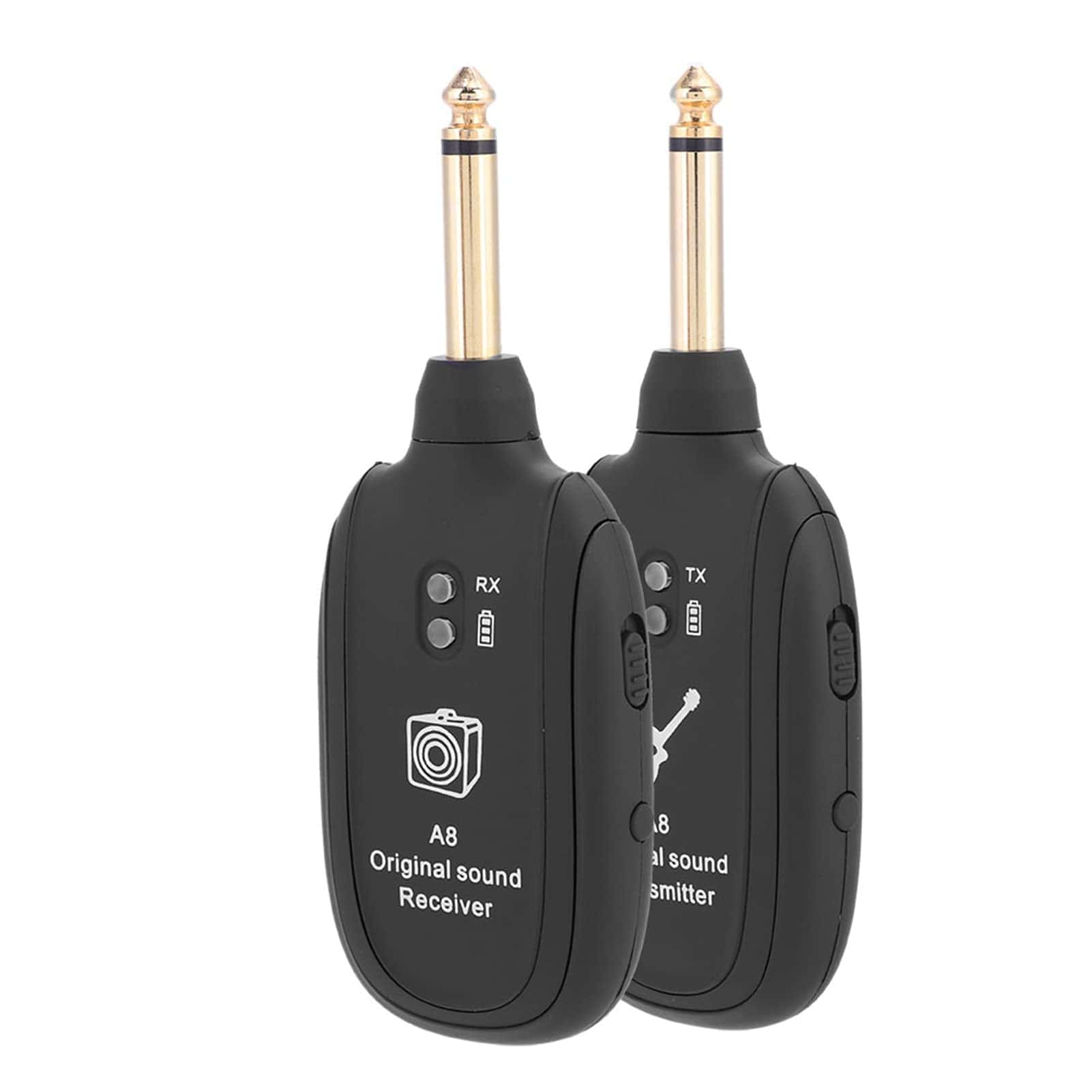 Sistema Inalámbrico UHF para Guitarra, Transmisor Receptor