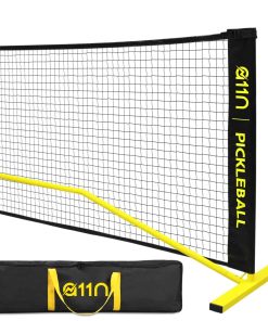 Sistema de red portátil de pickleball A11N -Amarillo, negro