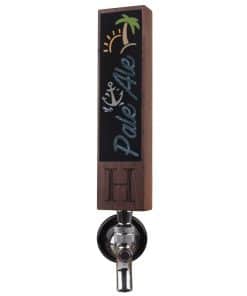 Monogrammed H Kegerator Beer Tap Handle Display, Mango de