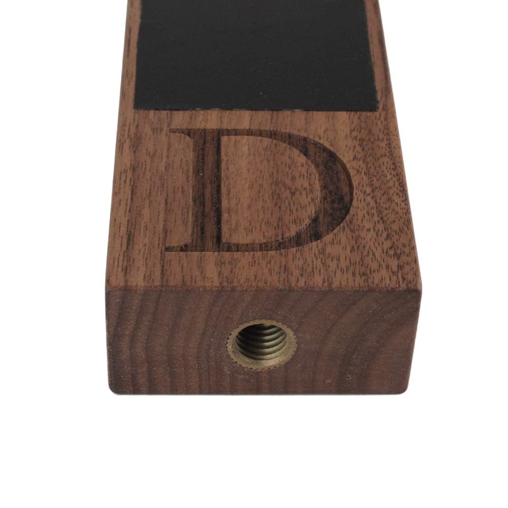 Mango de grifo de cerveza de pizarra con la letra D hecho - Imagen 6