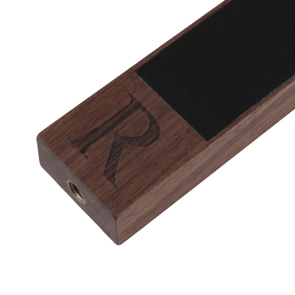 Manija de grifo de cerveza de madera R con monograma para - Imagen 7