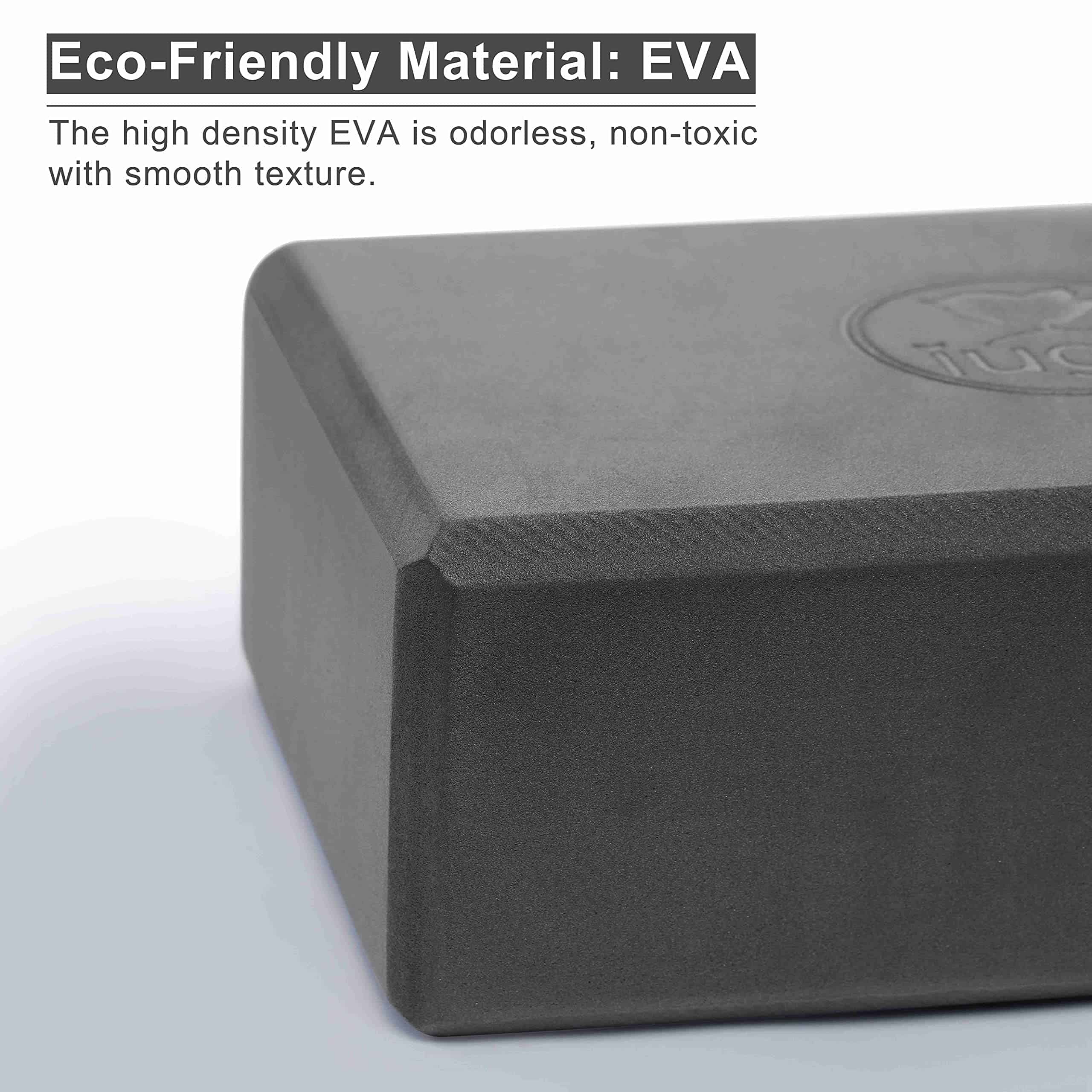 Bloque de Yoga IUGA 2 Pack con Correa de -Gris - Imagen 4