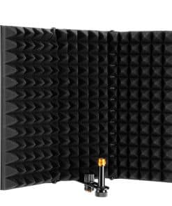 AGPTEK Pantalla de Aislamiento de Micrófono, Plegable