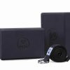 Bloque de Yoga IUGA 2 Pack con Correa de -Negro