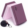 Bloques de Yoga Heathyoga 2 Pack con -Morado