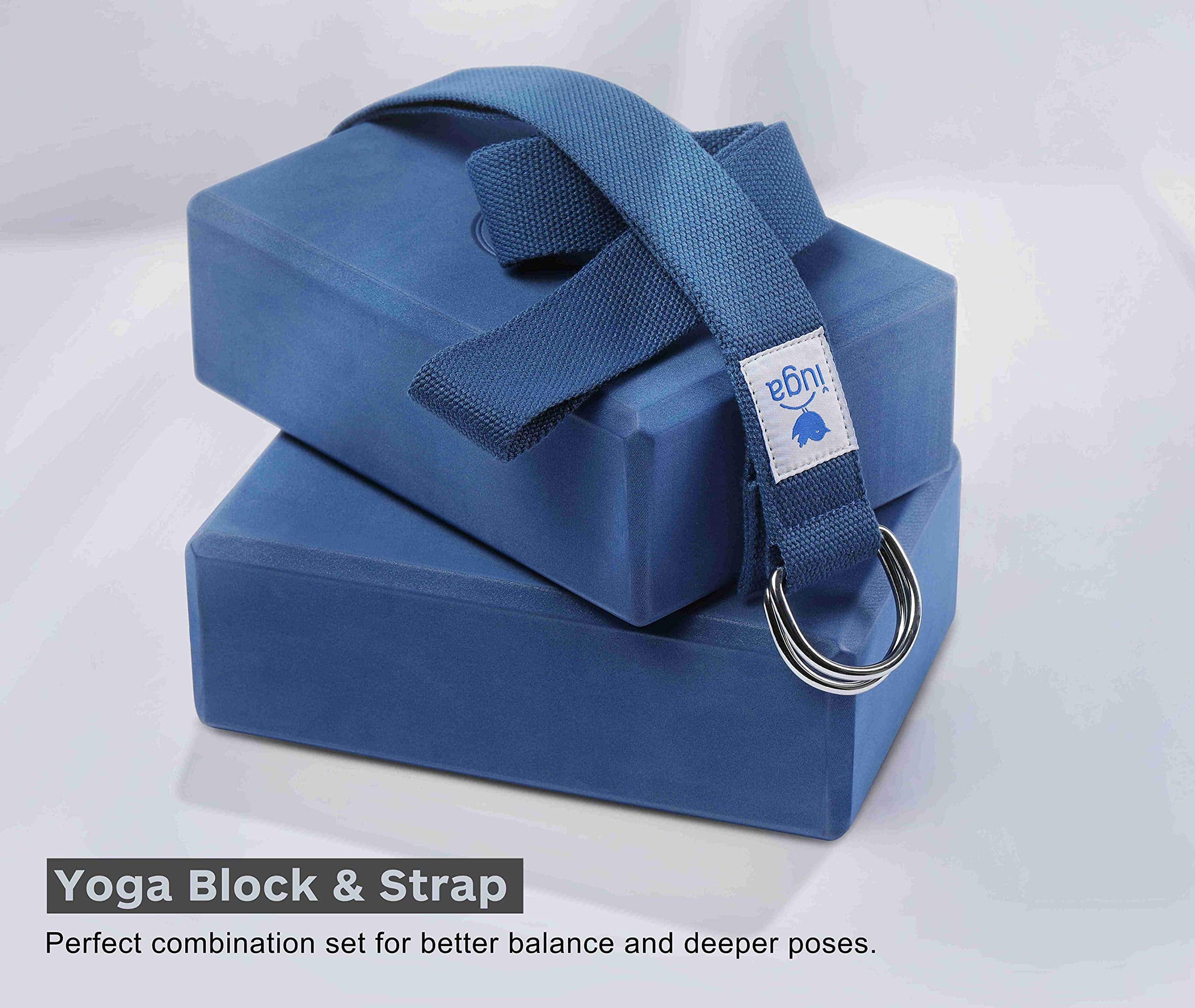 Combo de 2 Bloques de Yoga IUGA con Correa de Yoga, Bloques - Imagen 6