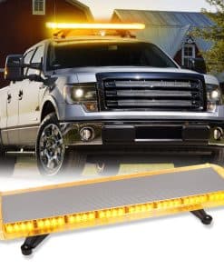 Luces estroboscópicas de barra de luz LED en el techo de