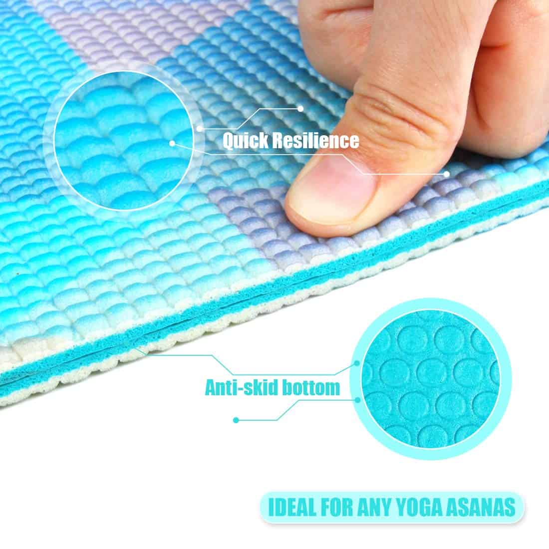 Tapete de Yoga Premium Aimerday para Mujeres con Diseño - Imagen 5