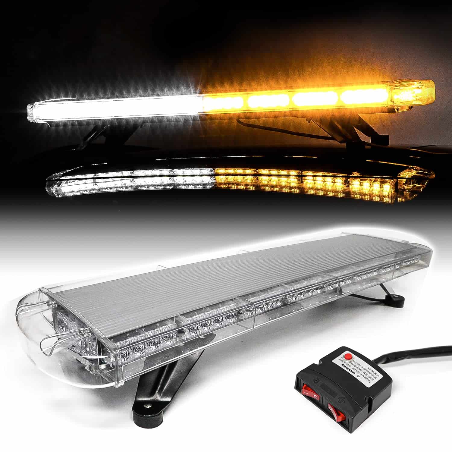 Barra de luces estroboscópicas de emergencia para vehículos - Imagen 3