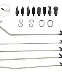 JMgist Rods Tools Paintless Dent Repair Kits con 8 Cabezas