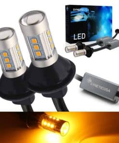 Bombillas LED amarillas/ámbar para luces intermitentes