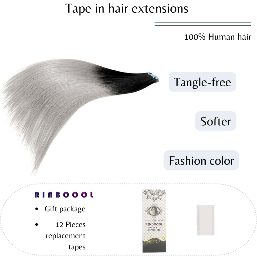 Extensiones de Cabello Tape in Rinboool, Cabello Real Remy - Imagen 3