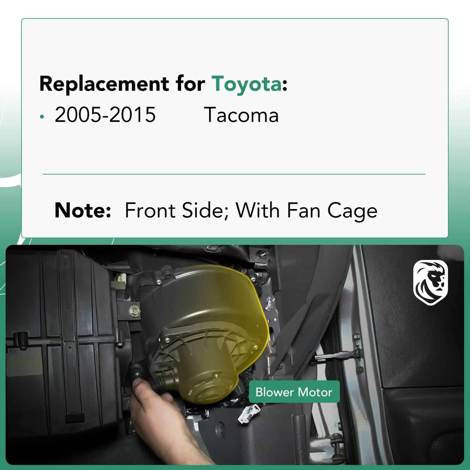 Ensamble del motor del ventilador del A/C con jaula de - Imagen 3