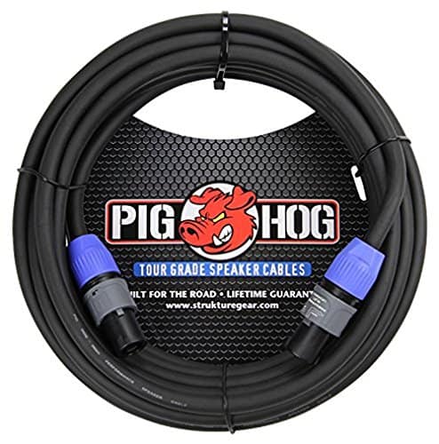 Cable de Altavoz Pig Hog, 3' (Alambre Calibre 14), Spkon a