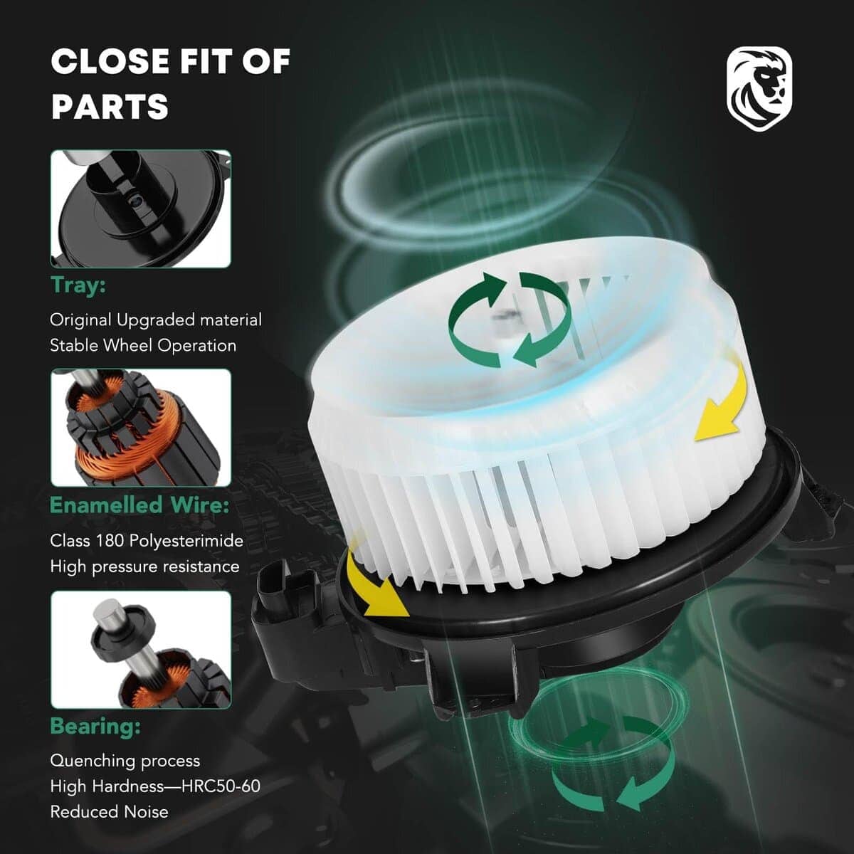 Ensamblaje del Motor del Soplador HVAC para Toyota Camry - Imagen 6