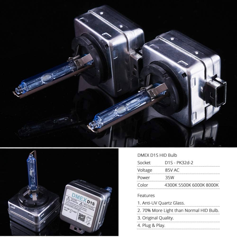 Bombillas para faros Xenon HID DMEX D1S 8000K Blanco Azul - Imagen 7
