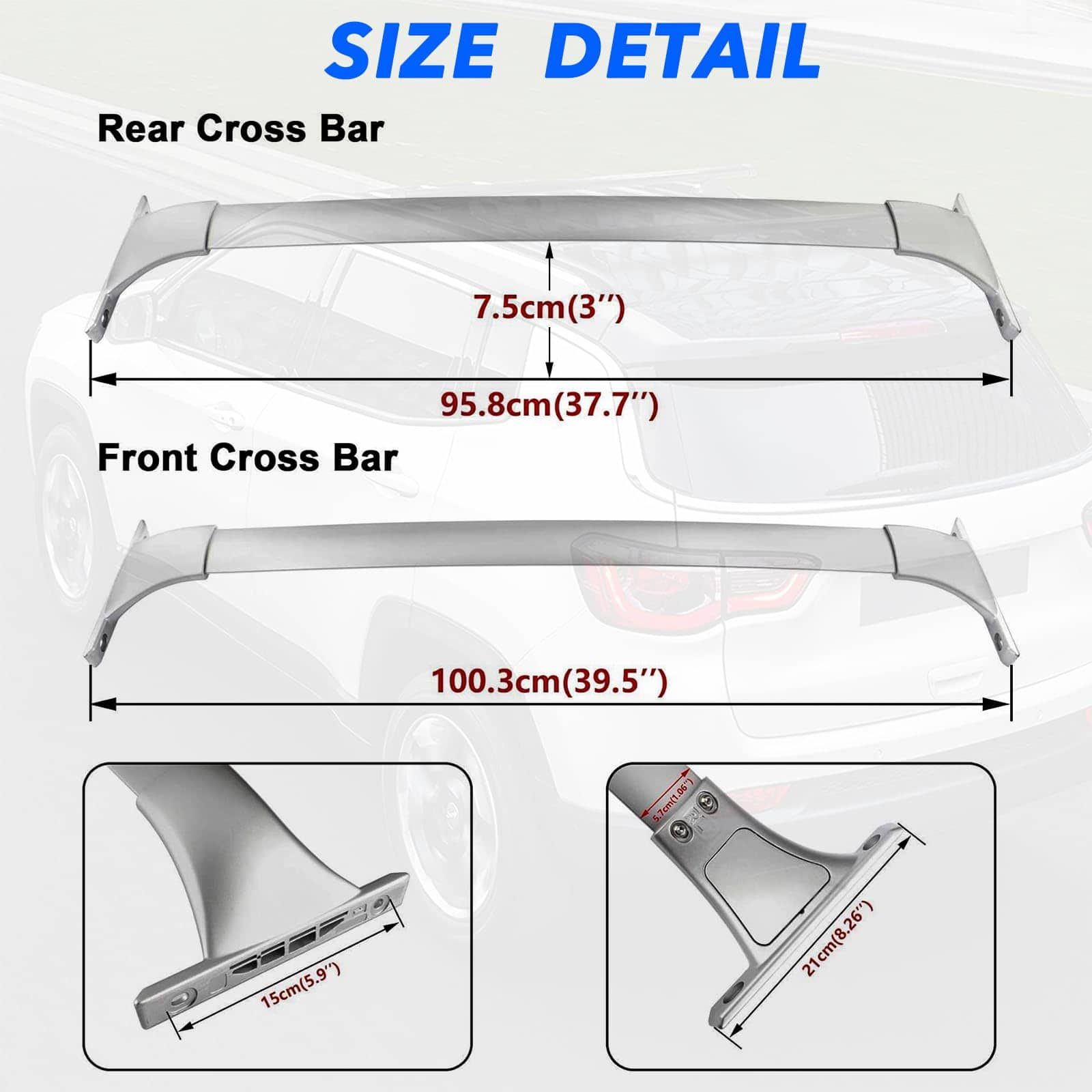 Barras Transversales para el Techo para Nissan Rogue - Imagen 4