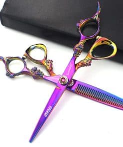 Set de tijeras de peluquería profesional de 6", recortadora