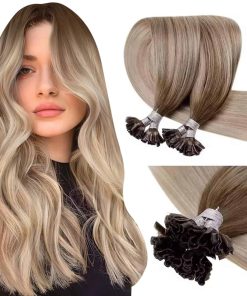 Extensiones de Cabello U Tip de Cabello Humano de Marrón