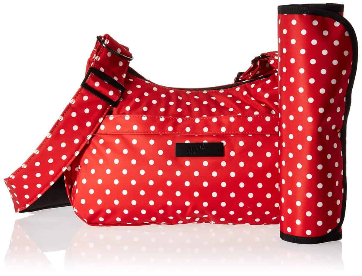 Bolso para pañales JuJuBe HoboBe, Colección Onyx - Negro - Imagen 7