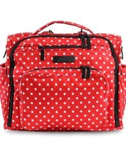 Bolso de pañales convertible multifuncional -Black Ruby