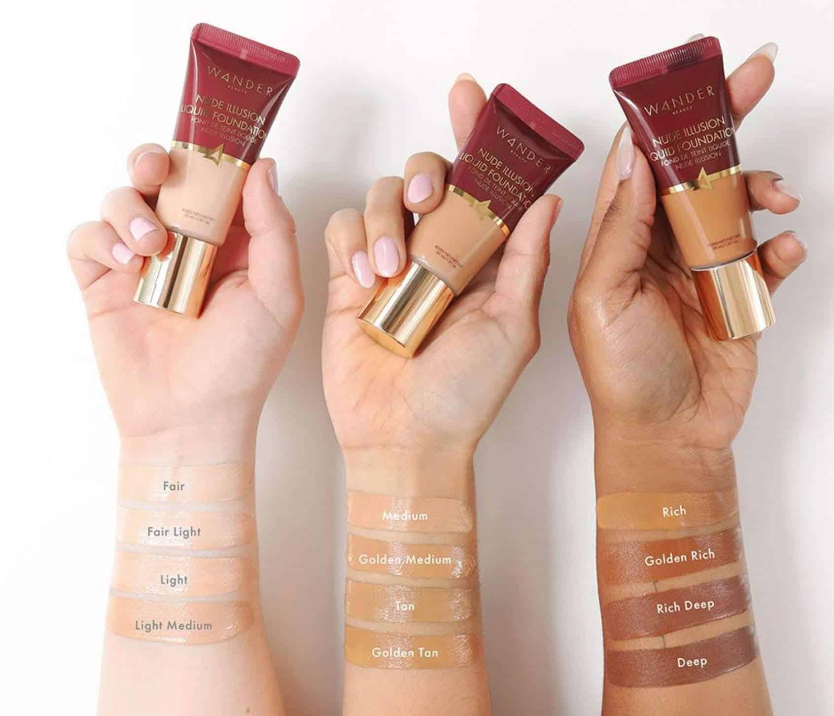 Base de Maquillaje Líquida Nude Illusion de Wander Beauty - - Imagen 3