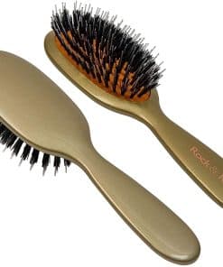 Cepillo de Pelo de Cerdas de Jabalí Natural -Gold