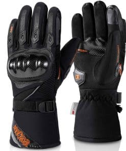 Guantes de Moto de Invierno BORLENI -Negro